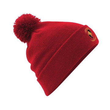 GRIFF AND COTTON Original Pom Pom Beanie : Red